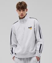 Golla Track Half Zip-Up Sweatshirts [Light Gray] Light Gray/M