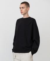 Insilence Dart Point Oversized Sweatshirt Black Black/S