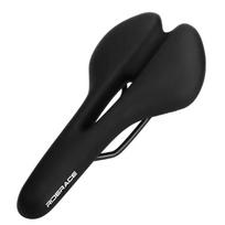 RIDERACE Dviračio balnelis Tuščiaviduris Dviratininko sėdynė Vyrams Moterims Minkšta PU Oda Patogi Amortizuojanti MTB Plento Dviratis Pagalvėlė PU leather juoda