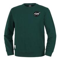 Nasa Unisex Loose Fit Sweatshirt With Wappen [Green] 95