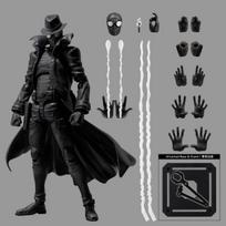 Sentinel Shadow Spider-Man Action Figure Poseable Model 6-Inch Detailed Articulation Collection Display juoda