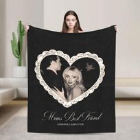 Man's Best Friend Sabrina Carpenter Blanket Super Soft Plush Throw Blanket For Couch Chair Sofa Bed Flannel Bedspread Bed Cover Size: 75*100cm, Weight: 230 GSM