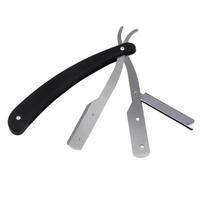 FOLELLO Professional Straight Razor for Men - Barber Ustraa | Stainless Steel Folding Razors | Straight Edge Eyebrow Razor with Comfortable Grip fo