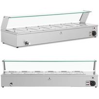 Bemar podgrzewacz do potraw bufet grzewczy z osłoną 6 x gn 1/3 2100 w