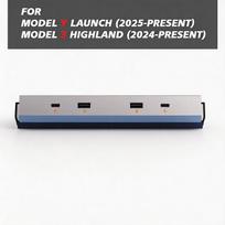 Custom Fit Tool-Free For Tesla Model YL Y Launch Juniper 65W Type-C USB HUB Fast Charging Model 3 Highland Expansion Dock 1PC