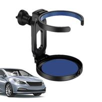 Car Cup Holder Tray Foldable Automotive Cup Holders Space-Saving Cup Holder Expander Secure Drink Holder For Vehicles mėlyna