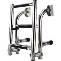 4 Steps Folding Boat Ladder Stainless Steel Marine Pontoon 2+2 Step for Marine Boat Yacht