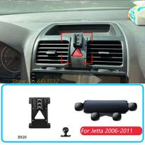 Car Phone Holder For Volkswagen Jetta 2006-2011 Gravity Stand Mount Support Horizontal GPS Mobile Bracket Accessories With Base