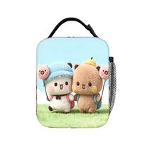 Cartoon Panda Bubu Dudu Lunch Bag  Cute Lunch Box For Adult School Convenient Cooler Bag Oxford Graphic Thermal Lunch Bags One Size