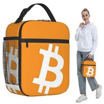 Bitcoin CPU Miner BTC Blockchain Cryptocurrency Insulated Lunch Bag for Kids School Cooler Thermal Food Box Tote  Lunch Boxes One Size