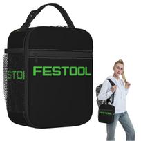 Festool Elektrinio įrankio logotipas Izoliuotas pietų krepšys moterims, vaikams Neperšlampami maisto konteineriai Termosinis pietų dėklas Rankinė One Size