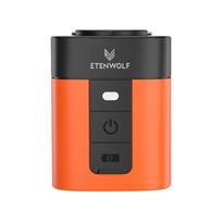 ETENWOLF AIR 3SE Electric Air Pump 1300mAh Camping Light Outdoor Pump for Air Mattress Pool Floats Sleeping Pads AIR 3SE Orange