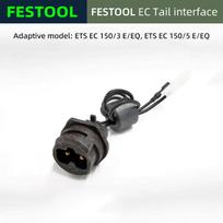 Replacement Quick-Connect Power Cord Connector for FESTOOL ETSEC 150 Brushless Dry Grinder, Plug and Socket Tailpiece