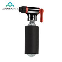 ZOYOSPORTS Alloy Bike Tire Air CO2 Pump Mini Cycling Bicycle CO2 Inflator Head With Insulated Sleeve Set Without Gas Carbon Dioxide Pump