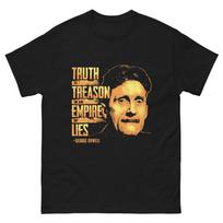 George Orwell T-Shirt: Truth is Treason Quote, Political Tee 4XL