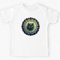 Cat Noir #1798 | Black Cat Kids T-Shirt 100