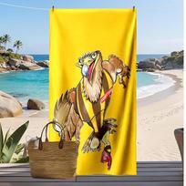Harv Time Football Printed Quick Dry Beach Towel Super Absorbent Soft Lightweight Bath Towel for Pool Summer Travel 70cmx140cm(27x55inch)
