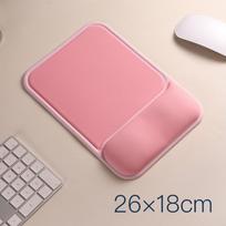Silicone Keyboard Wrist Support Smooth Surface Ergonomic Mouse Pad  Computer Desk pink-hwd
