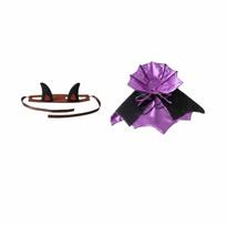 Purple Black Contrast Dog Purple Cloak Stand Collar Cat Gothic Headband  Photo Props M violetinė