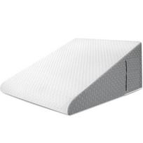 Memory Foam Top Washable Bed Pillow Neck Back Pain Support Cozy Reading Elevated Body Wedge Pillow None balta