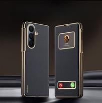 For Samsung Z Fold 7 Phone Case with Smart View Window, Flip-Free Answering, Anti-Drop, Magnetic Charging Protection Cover Opp Bag&For Samsung Z Fold 7 juoda