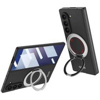 Mobile Phone Case for Samsung Z Fold 7/6/5 with Screen Protector Rotating Stand Wireless Charging Business Design PC Material Opp Bag&for Samsung Z  fold 5 juoda