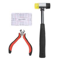 Multi-color Double Head Hammer Kit Metal+Plastic Fret Dressing Tool Kit  For Guitar
