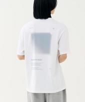 Arrayed A.G.I Blue Gray Cube T-Shirt [White] M
