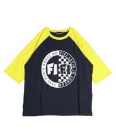 Pipilapin Fifi Circle Graphic Half-Sleeve T-Shirt/Fm8Wts09F Navy Free
