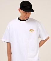 Sturf Corgi Small Text Logo White Heavy Short Sleeve Tee M