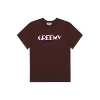 Grimi Simple Logo T-Shirt(Brown) L