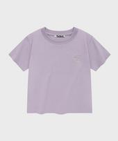 Palet Silver Brush Logo Short Sleeve T-Shirt Lavender Lavender/L