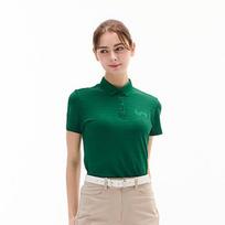 Louis Castel Women'S Louis Logo Embroidered Color Collared T-Shirt See Notation/090