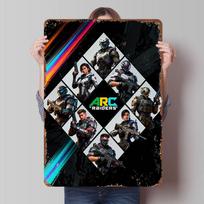 ARC Raiders Game Characters Printed Poster Customized Wall Art Retro Vintage Metal Tin Signs for Gaming Room Decoration At Home 20X30CM