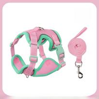 Dog Chest Harness With Nonextendable Strap For Home And Outdoor Use Watermelon,S