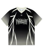 Maha Grid Tribal Jersey Tee Black(Mg2Emmt503A) Black/S
