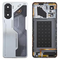For ZTE nubia Neo 3 Plastic Battery Back Cover with Middle Frame / Camera Lens Cover For ZTE nubia Neo 3&Opp Bag sidabras