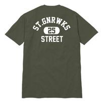 Jeneleolwogseu G-25-Ss-716 Printed Short Sleeve T-Shirt_Khaki Khaki/2Xl