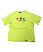 Monkey Flower Unisex Hip Hop Guardian Drawing Short Sleeve T-Shirt / Ms2Wts25U Green L