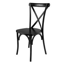 Medinė Banketinė Virtuvės Kėdė Rustic Furvero Boho Buko Mediena Juoda N
