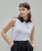 Mackie Frill Cool Tech Sleeveless White 2 Sizes