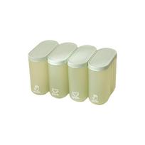 4PCS Space Saving Underwear Storage Box Mini Underpants Case Practical Socks Storage Box  Drawer žalia