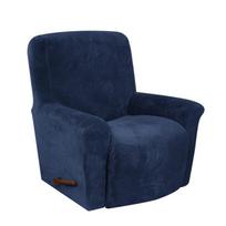 Stretch Recliner Sofa Cover Soft Velvet Lazy Boy Armchair Covers Elastic Non Slip All-inclusive Sofa Slipcovers for Living Room 1 seats