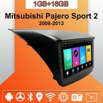 Automobilio radijas Android Auto Carplay Mitsubishi Pajero Sport 2 2008-2013 m. Multimedijos grotuvas Pagrindinis blokas Stereo GPS navigacija BT WIFI 1+16GB 1+16GB orange