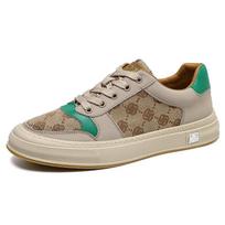 Fashion Men's Designer Genuine Canvas Leather Chunky Sneakers Women Fashion Casual Luxury Running Shoes Skateboard Outdoor Tennis Shoes 39