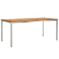 Lauko valgomojo stalas 180x90x75 cm Iš tvirto tikmedžio