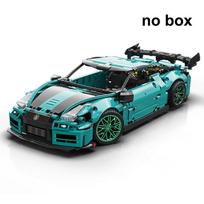 1001 vnt. Techninis Nissaned GTR Greičio Lenktyninis Automobilis Statybiniai Blokeliai Super Sportinis Transporto Priemonės Modelis Surinkimo Plytelių Žaislas Vaikui Suaugusiam Dovana 1001PCS