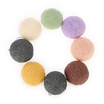8pcs Color Round Type 100percent  Konjac Wash Face Flutter Natural Facial Care Body Sponges (Dry)