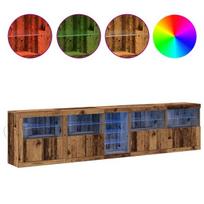 vidaXL LED Bufetas Senas medis 283 x 37 x 67 cm Apdirbta mediena