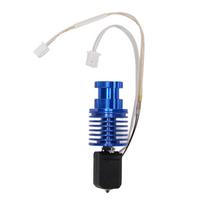 3D Printer Hotend Kit 0.4mm Detachable Nozzle 24V 60W Ceramic Heating Extruder Print Head Kit for